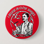 Ein Gentleman's Classic Shave Button (Vorderseite)