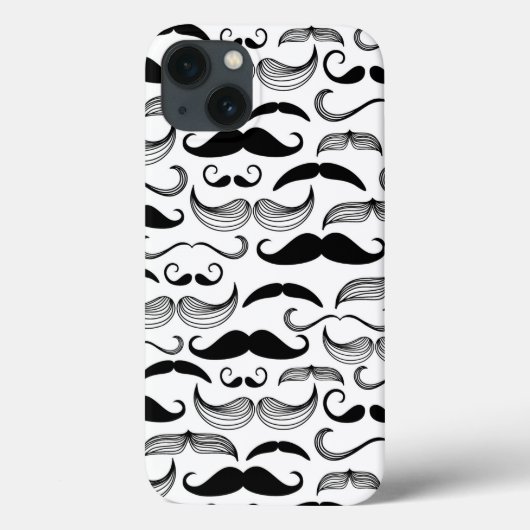 Ein Gentlemen's Club. Mustache Muster 2 Case-Mate iPhone Hülle (Rückseite)