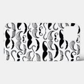 Ein Gentlemen's Club. Mustache Muster 2 Case-Mate iPhone Hülle (Rückseite (Horizontal))