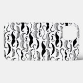 Ein Gentlemen's Club. Mustache Muster 2 Case-Mate iPhone Hülle (Rückseite (Horizontal))