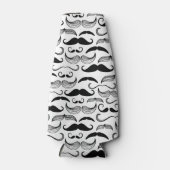 Ein Gentlemen's Club. Mustache Muster 2 Flaschenkühler (Vorderseite)