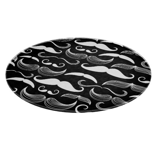 Ein Gentlemen's Club. Mustache Schneidebrett (Ecke)