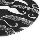 Ein Gentlemen's Club. Mustache Schneidebrett (Ecke)