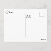 " EIN GENTLER WEG " POSTKARTE (Rückseite)