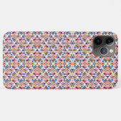 Ein geometrisch gemustertes Handyhülle mit lebendi Case-Mate iPhone Hülle (Rückseite (Horizontal))