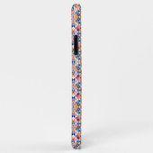 Ein geometrisch gemustertes Handyhülle mit lebendi Case-Mate iPhone Hülle (Hinten/Rechts)