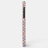 Ein geometrisch gemustertes Handyhülle mit lebendi Case-Mate iPhone Hülle (Hinten/Links)