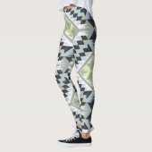 ein geometrisches Muster Leggings (Links)