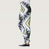 ein geometrisches Muster Leggings (Links)