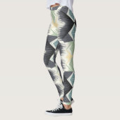 ein geometrisches Muster Leggings (Links)