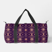 Ein geometrisches Muster mit Diamantformen Duffle Bag (Vorderseite)