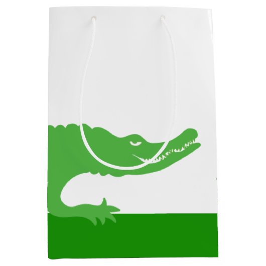 Ein gepackter Gator Mittlere Geschenktüte (Vorderseite)