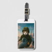 Ein Gepäckträger für die Siam Air Force Gepäckanhänger (Vorderseite Vertikal)