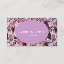 Ein gepflegtes Design, lila elegant Visitenkarte