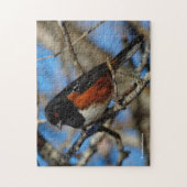 Ein Gepunkteter Schritt in einem Baum Puzzle (Vertikal)