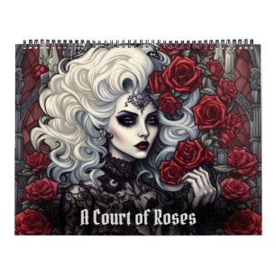 Ein Gerichtshof für Rose von Ivy und Bat Goth Art Kalender