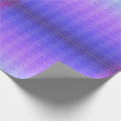 Ein gerollter Abschnitt von Geschenkpapier  (Ecke)