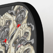 Ein Gerücht über Möpsen Pickleball Paddel Schläger (Linke Seite)