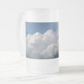 Ein Gerüchten über Wolken Mattglas Bierglas (Vorderseite Links)