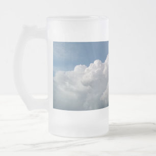 Ein Gerüchten über Wolken Mattglas Bierglas