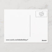 Ein gesalzener Pun Funny Animal Joke Postkarte (Rückseite)