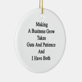 Ein Geschäft machend, wachsen Sie nimmt Eingeweide Keramikornament (Rechts)