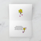 Ein geschäftiges Leben Karte (Innenseite)