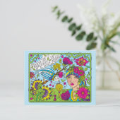 Ein geschäftiges Leben_ Postkarte (Stehend Vorderseite)