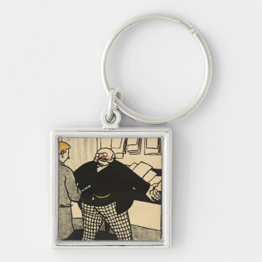 Ein Geschäftsmann und sein Kunde Schlüsselanhänger (Vorne)