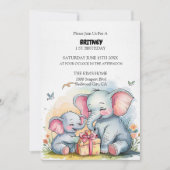 Ein Geschenk der Liebe Einladung (Vorderseite)