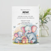 Ein Geschenk der Liebe Einladung (Stehend Vorderseite)