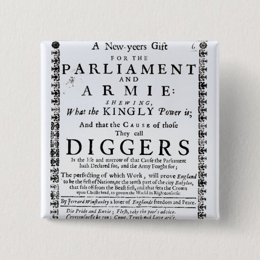 Ein Geschenk des neuen Jahres Button (Vorderseite)