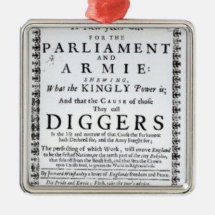 Ein Geschenk des neuen Jahres Ornament Aus Metall