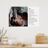 Ein Geschenk des Song Poster (Küche)