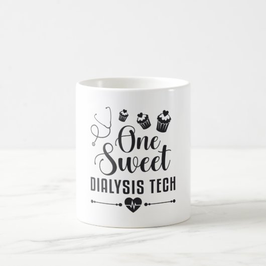 Ein Geschenk eines süßen Dialyse Tech Dialysis Tec Kaffeetasse (Mittel)