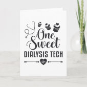 Ein Geschenk eines süßen Dialyse Tech Dialysis Tec Karte (Vorderseite)