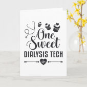 Ein Geschenk eines süßen Dialyse Tech Dialysis Tec Karte (Gelbe Blume)