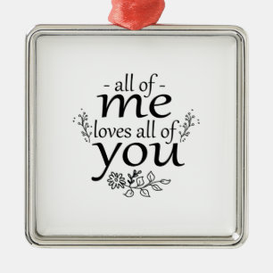 ein Geschenk für alle meine Lieben Ornament Aus Metall