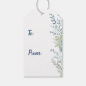 Ein Geschenk für Baby | Baby und Teddy Bear Geschenkanhänger (Rückseite)