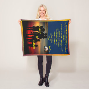 Ein Geschenk für besondere Person Fleece Blanket a