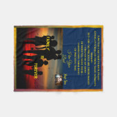 Ein Geschenk für besondere Person Fleece Blanket a (Vorderseite (Horizontal))