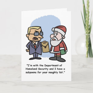 Ein Geschenk für den Weihnachtsmann Karte