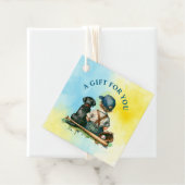 Ein Geschenk für dich | Baseball Themed Baby Dusch Geschenkanhänger (Beispiel)