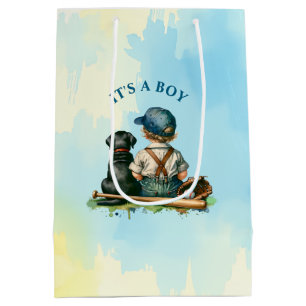 Ein Geschenk für dich   Baseball Themed Baby Dusch Mittlere Geschenktüte