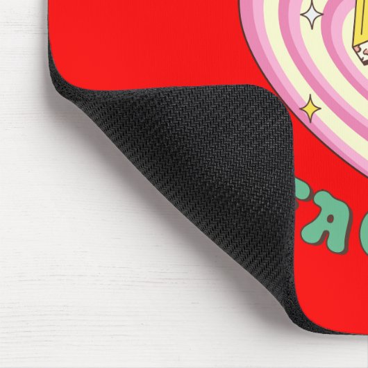Ein Geschenk für einen geliebten Lehrer Valentine  Mousepad (Ecke)