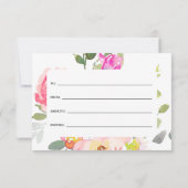 Ein Geschenk für Ihr Blumengeschenk (Rückseite)