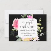 Ein Geschenk für Ihr Blumengeschenk (Vorderseite)