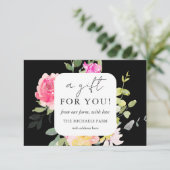 Ein Geschenk für Ihr Blumengeschenk (Stehend Vorderseite)