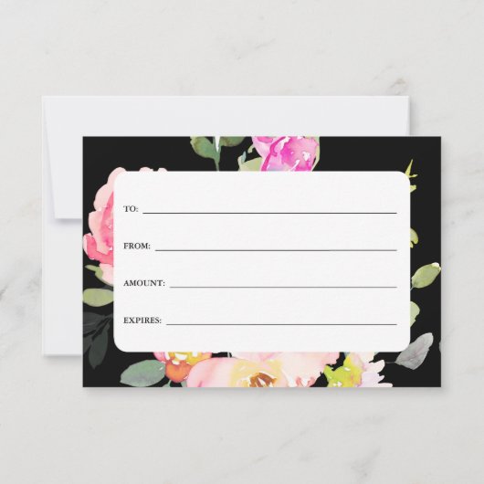 Ein Geschenk für Ihr Blumengeschenk (Rückseite)