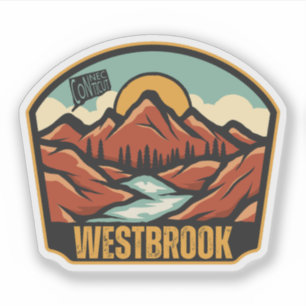 Ein Geschenk für jeden, der Westbrook Connecticut  Aufkleber